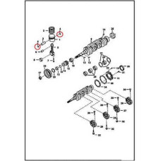 6655180 Кільце стопорне поршневого пальця Bobcat