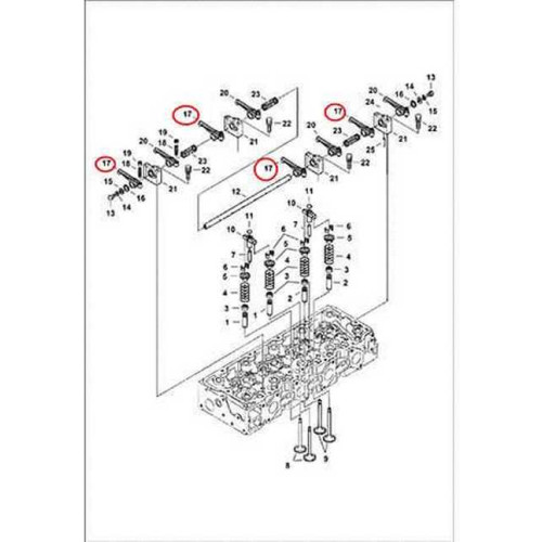 7008403 Коромисло у зборі Bobcat