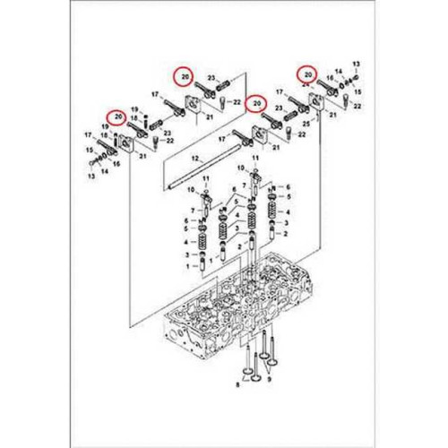7008404 Коромисло у зборі Bobcat