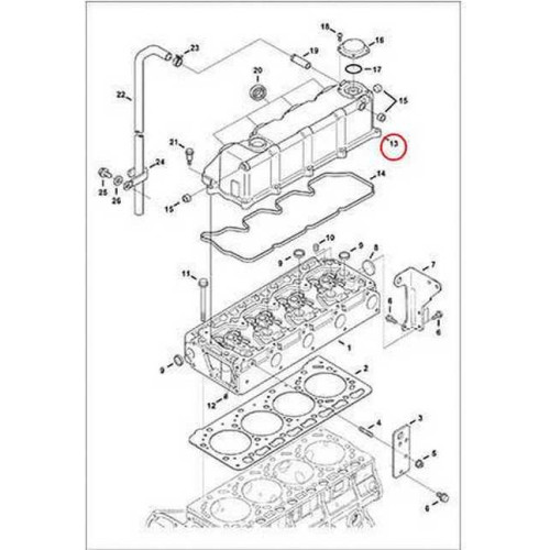 6680688 Кришка клапанна Bobcat