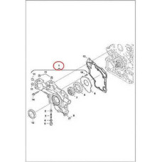 7000649 Кришка двигуна передня Bobcat