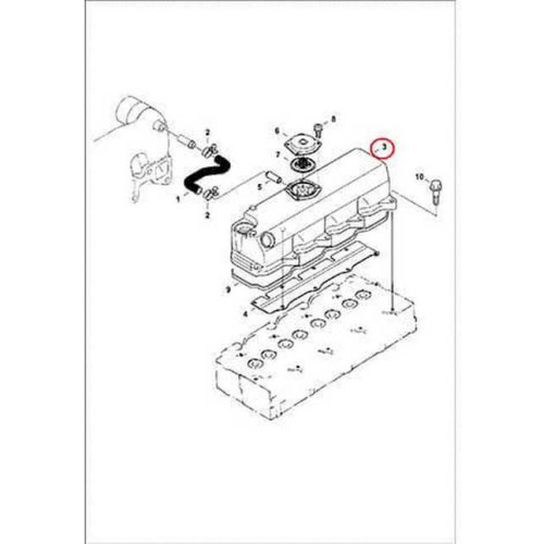 7010356 Кришка клапанна Bobcat