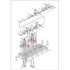 6672436 Манжета клапана (маслознімний ковпачок) Bobcat