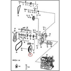 6726933 Маховик (з вінцем) Bobcat