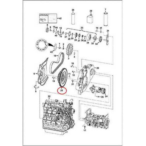 7109872 Маховик (с венцом) Bobcat