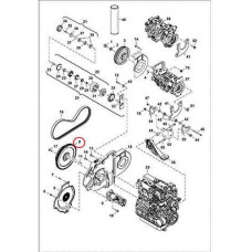 7179831 Маховик (з вінцем) Bobcat