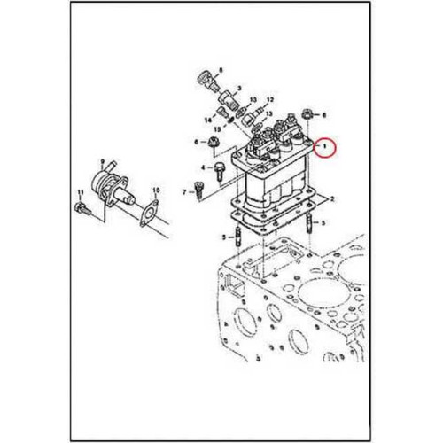 6685511 Насос паливний високого тиску (ТНВД) Bobcat