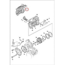 7017209 Насос паливний високого тиску (ТНВД) Bobcat