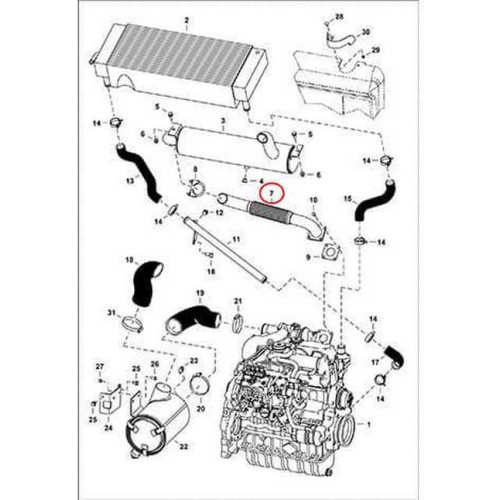 7130725 Патрубок випускний Bobcat