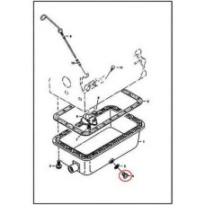 6686979 Пробка зливна піддона Bobcat