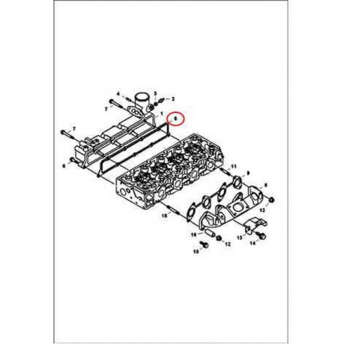 7008399 Прокладка впускного колектора Bobcat