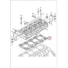 7000646 Прокладка ГБЦ (1 hole) Bobcat
