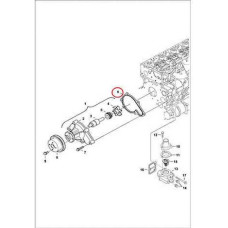 7000746 Прокладка насоса водяного Bobcat