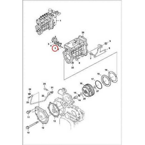 7010133 Прокладка ТННД Bobcat