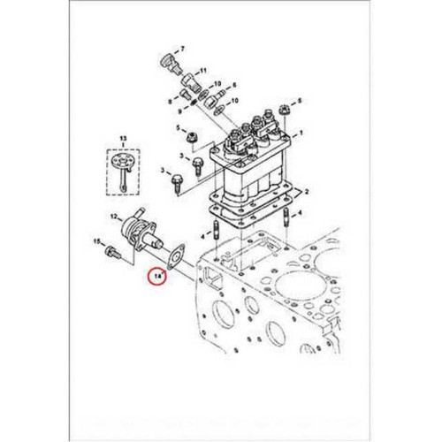6686037 Прокладка ТННД Bobcat