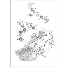 7008515 Прокладка турбокомпрессора Bobcat