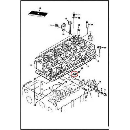 6684762 Седло впускного клапана Bobcat
