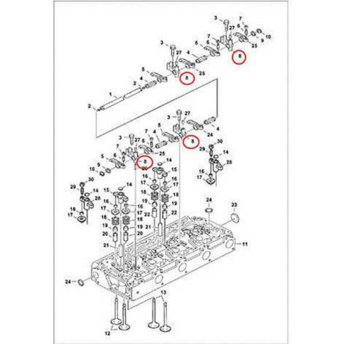 6680869 Стойка коромысла Bobcat