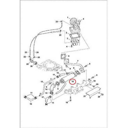 6698570 Теплообменник EGR Bobcat
