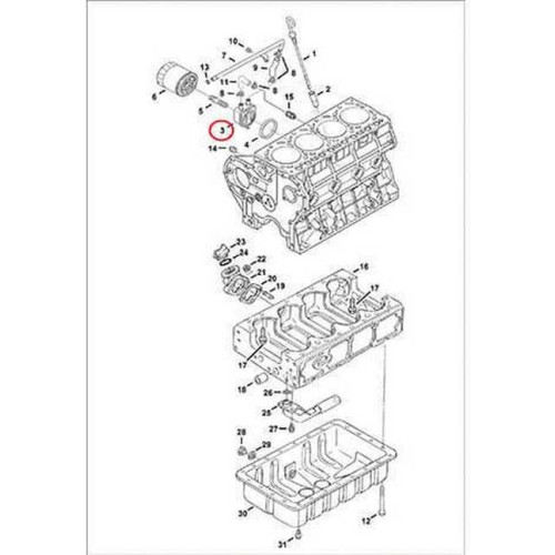 6698523 Теплообменник фильтра масляного Bobcat