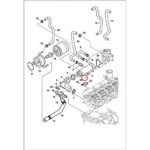 7008501 Теплообмінник EGR Bobcat