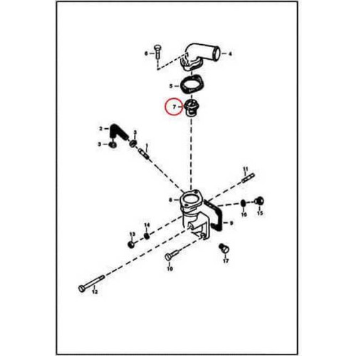 6630184 Термостат Bobcat