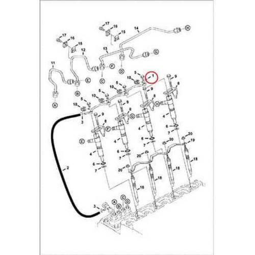 6684842 Трубка дренажная Bobcat