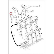 6685102 Трубка паливна високого тиску №1 Bobcat