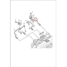 7008497 Трубка паливна високого тиску №4 Bobcat