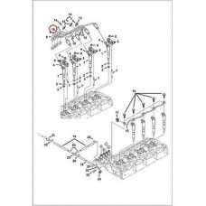 6698566 Трубка паливна високого тиску Bobcat