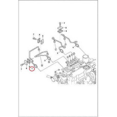 7000726 Трубка паливна високого тиску Bobcat
