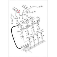 6685103 Трубка паливна високого тиску №2 Bobcat