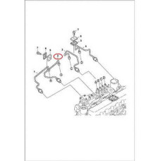 7008495 Трубка паливна високого тиску №2 Bobcat