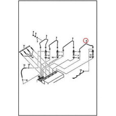6655222 Трубка паливна високого тиску №4 Bobcat