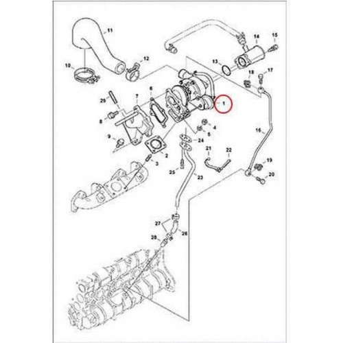 7020831/ 7020831REM Турбокомпрессор Bobcat