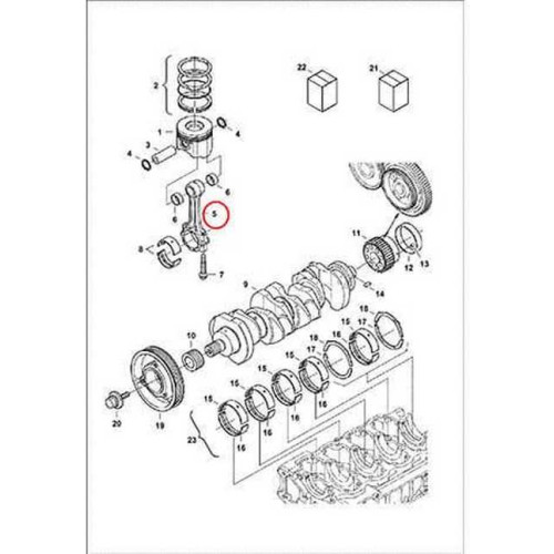 7022429 Шатун Bobcat