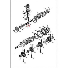 6685481 Шестерня вала колінчастого Bobcat