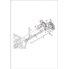 7022432 Шестерня валу проміжного (з втулкою) Bobcat