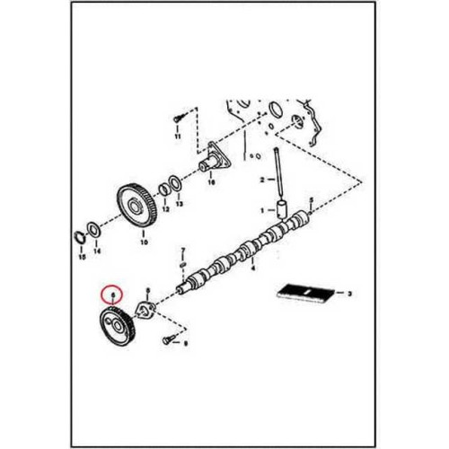 6692387 Шестерня вала распределительного Bobcat