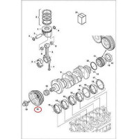 7000585 Шків валу колінчастого Bobcat