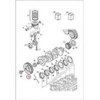 7008542 Шкив вала коленчатого Bobcat