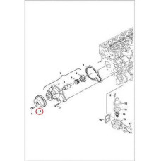 6674169 Шків водяного насоса Bobcat