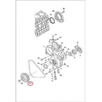 7022346 Шкив вала коленчатого Bobcat