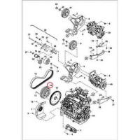 7141780 Шків маховика Bobcat