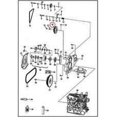 6726539 Шків приводу г/н (3-х струмковий) Bobcat