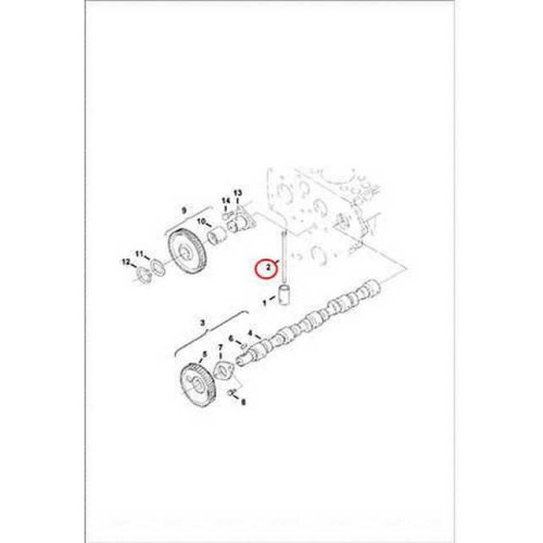 6686035 Штанга штовхача Bobcat