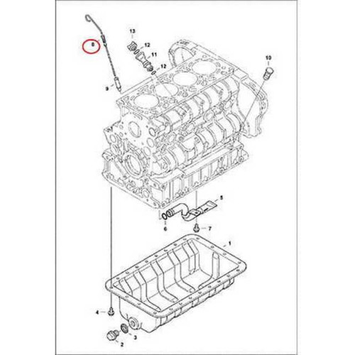 7000714 Щуп масляний двигуна Bobcat