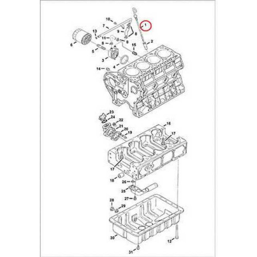 7020951 Щуп масляный двигателя Bobcat