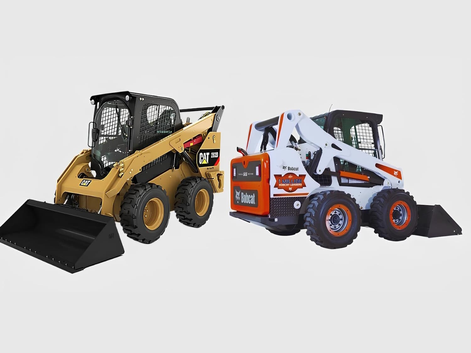 Bobcat или Caterpillar (Cat): полное сравнение брендов компактной спецтехники